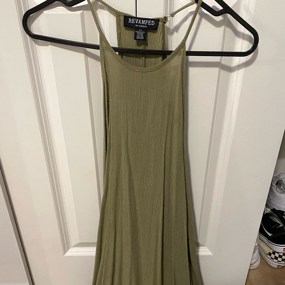 Olive Green Dress - Picture 1 of 4